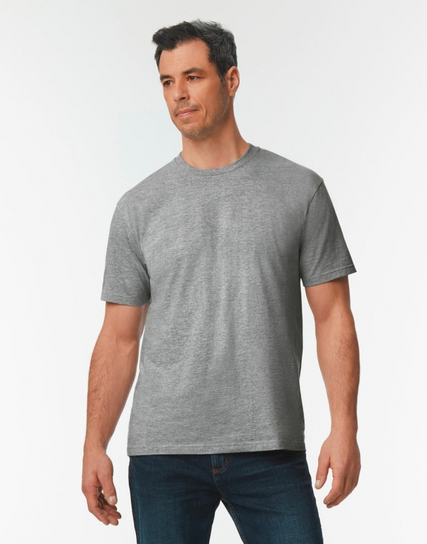 Gildan - Pánské tričko Softstyle Midweight ( levná trička bez potisku )