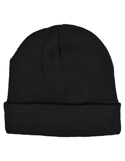 L-merch - Čepice C1454 (Knitted Hat with Fleece )