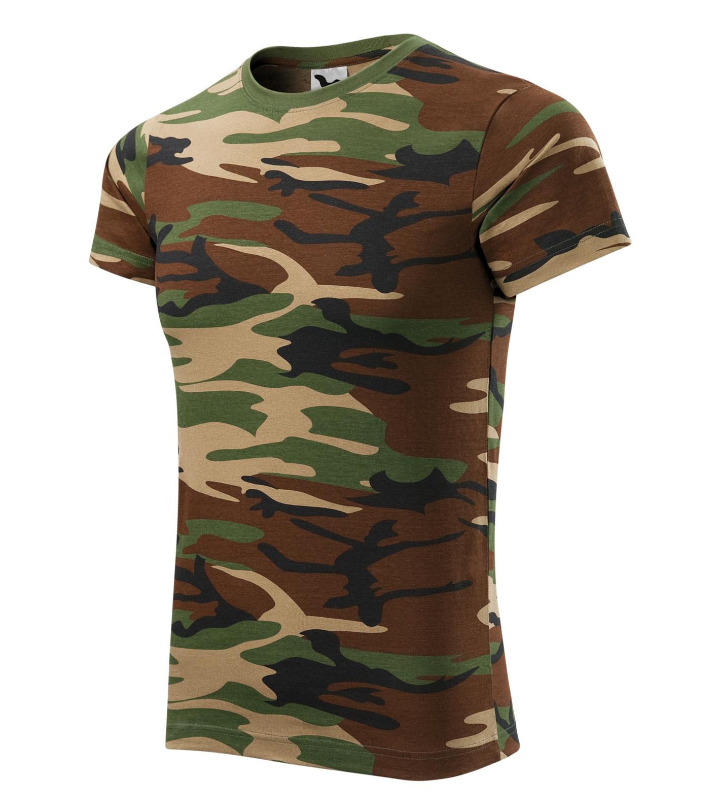 Unisexové tričko CAMOUFLAGE MALFINI (army style)