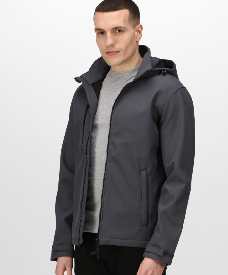 Pánská 3vrstvá softshell bunda s kapucí TRA701