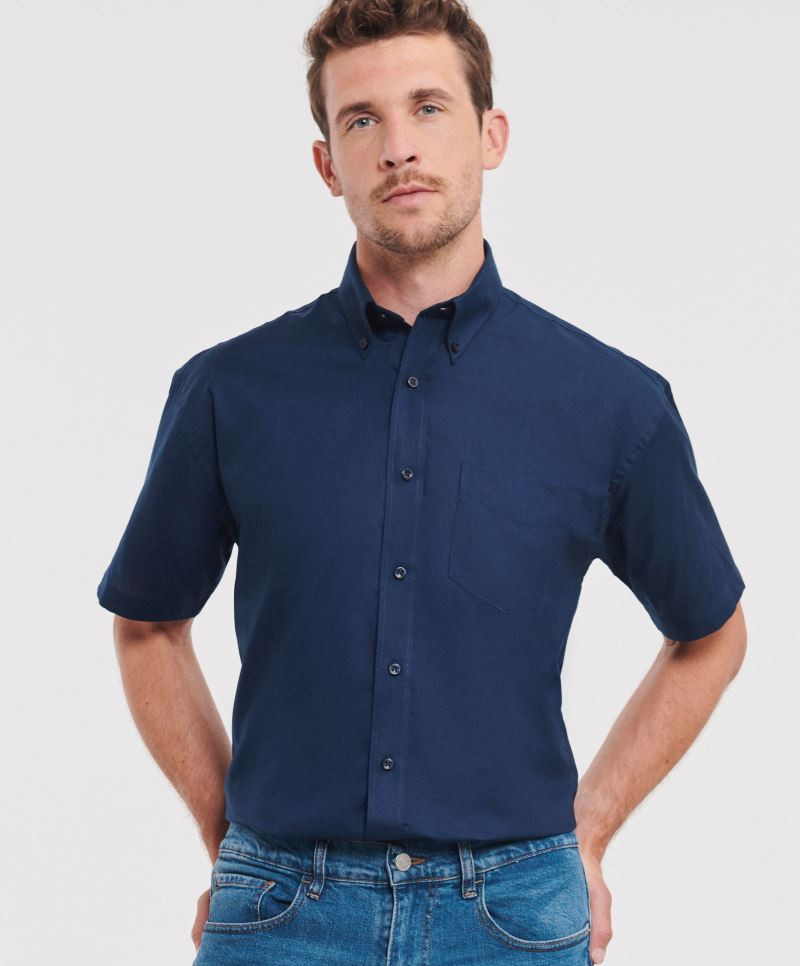 Russell 933M -  Košile Oxford s krátkým rukávem