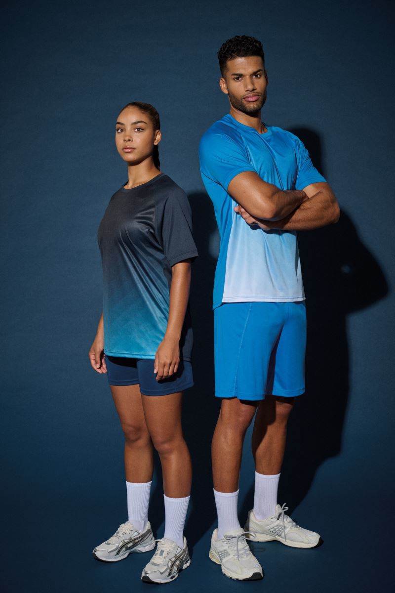 Kariban ProAct - Unisexové sportovní tričko s barevným gradientem PA4047