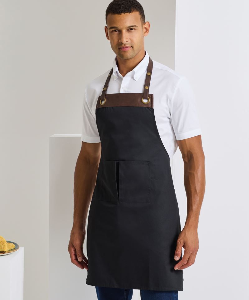 Premier  - Zástěra s laclem Espresso PR123