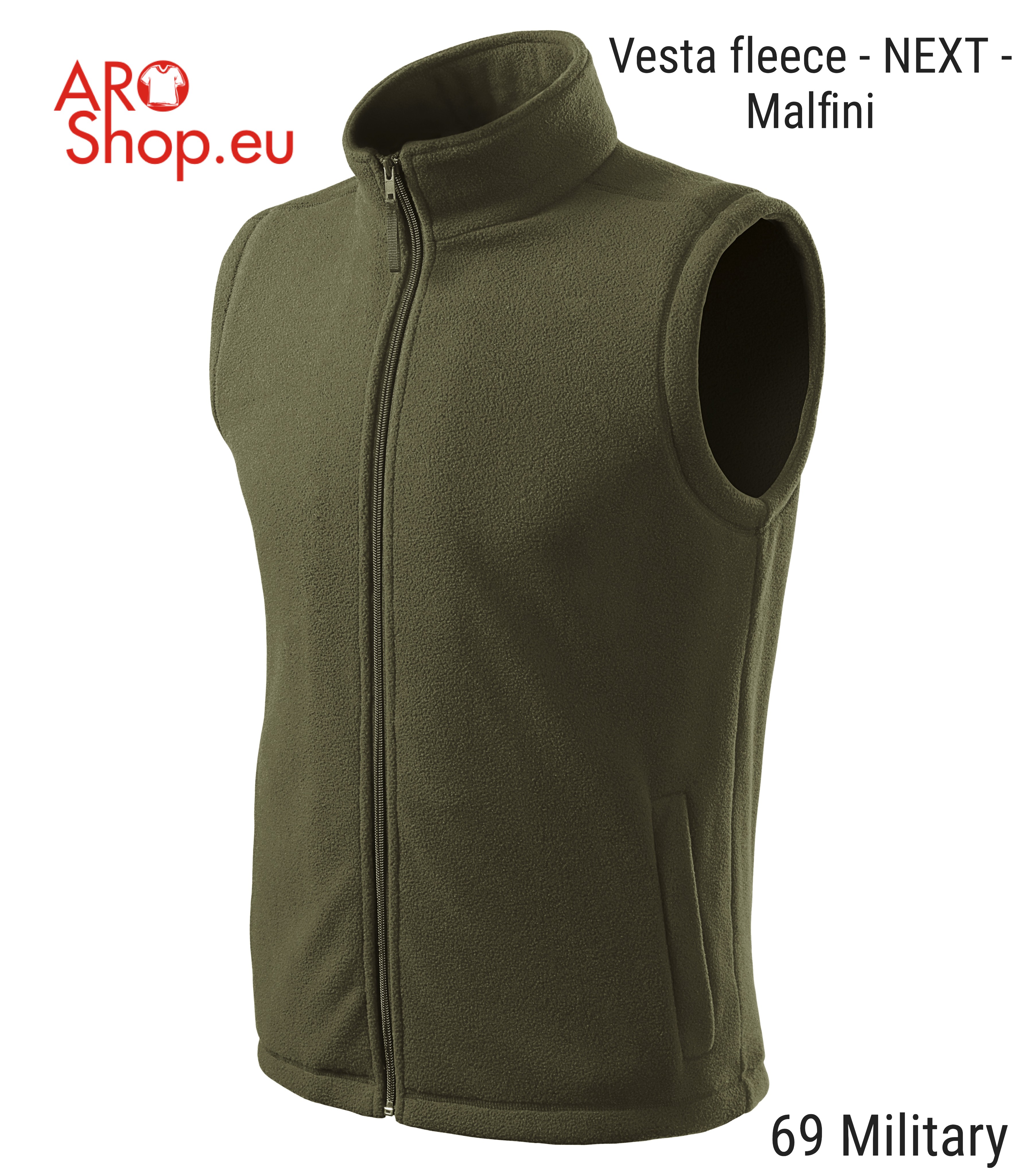 Vesta fleece - NEXT - Malfini (Velmi oblíbená unisexová fleecová vesta)