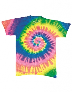 Výprodej batikované tričko Rainbow