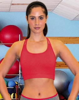 Dámský sportovní top Crop S274F
