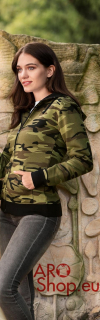 Dámská mikina Camo Zipper Malfini