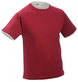 Výprodej - Pánské barevné tričko s krátkým rukávem - JN039