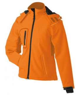 Dámská softshellová bunda JN 1001 - výprodej oranžová